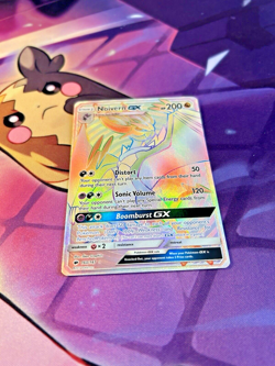 Noivern GX - 160/147 [Burning Shadows] Pokemon TCG - RAINBOW SECRET RARE - NM - Image 3