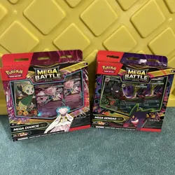 ENGLISH Pokemon TCG 3 Battle Decks 2- Mega Gengar EX 1- Mega Diancir- IN HAND! - Image 1