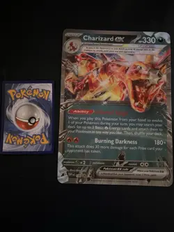 Jumbo Lenticular Charizard ex - 054/091 - SVP 196 -Exclusive Promo Pokemon - Image 1