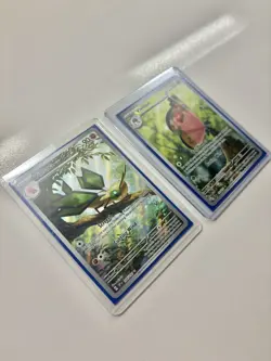 Pokemon TCG Lot of 2 IR Illustration Rare , Full Art - vibrava - vivillion - Image 2