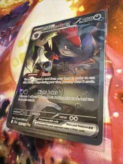 Pokemon N's Zoroark ex 185/159 Sv09: Journey Together Holo SIR Illustration RARE - Image 3