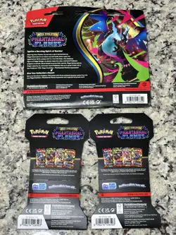 Pokemon TCG Mega Evolutions 2 sleeved boosters & 1-pack blister combo SEALED - Image 1