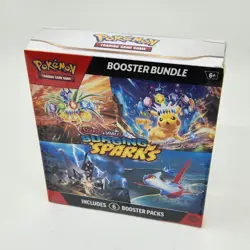 Pokemon Surging Sparks SV08 Booster Bundle TCG 6 packs New Sealed - Image 2