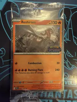 Pokemon Phantasmal Flames Reshiram 017/094 Promo Stamped Sealed TCG - Image 1