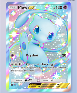 Mew EX Shiny 2?, Pokemon TCG Pocket, Secluded Springs, English - Image 1