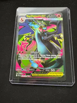 Mega Charizard X EX 109/094 Ultra Rare Full Art Pokemon Tcg Phantasmal Flames - Image 3