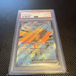 Zapdos EX Holo PSA 10 Scarlet & Violet 151 Pokemon TCG - Image 1
