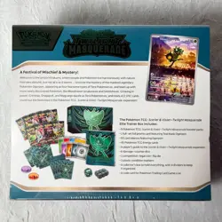 Pokemon TCG Scarlet and Violet Twilight Masquerade ETB Sealed New Flawless - Image 5