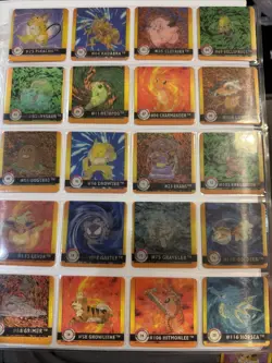Full Complete Set Of 1-40 POKEMON ARTBOX 1999 ACTION FLIPZ PREMIER EDITION - Image 1