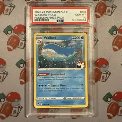 PSA 10 Wailord #038 Prize Pack Series 2023-24 Pokemon Play! SWIRL - Image 1