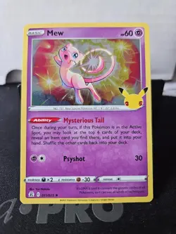 Pokemon TCG Mew Celebrations 011/025 Holo Holo Rare - Image 1