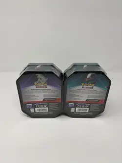 (2-PACK) NEW Pokemon TCG Tyranitar Triple Whammy Tin Factory Sealed - Image 2