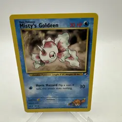 Pokemon TCG Misty's Goldeen 30/132 Unlimited Rare - WOTC Gym Heroes NMT/LP - Image 1