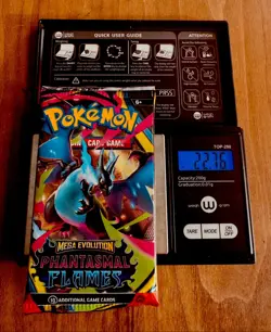 EXTREMELY HEAVY Pokemon Phantasmal Flames - Factory Sealed Booster Pack (22.76g) - Image 1