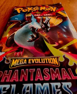 EXTREMELY HEAVY Pokemon Phantasmal Flames - Factory Sealed Booster Pack (22.76g) - Image 3
