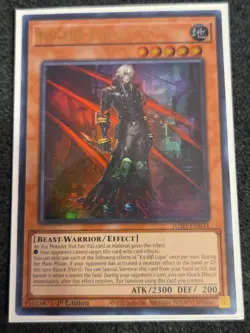 Yugioh! 1x K9-OO Lupis JUSH-EN034 Ultra Rare 1st Ed NM - Image 1