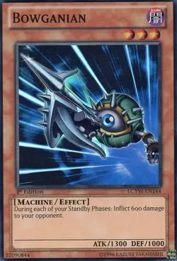 Bowganian - LCYW-EN144 - Super Rare - Unlimited Edition - Moderately Played - Image 1