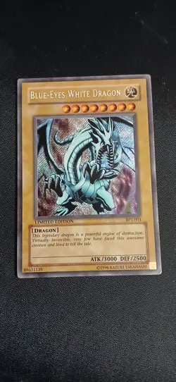 Yugioh Lp Secret Rare Bpt-003 Blue-eyes White Dragon Promo - Image 1