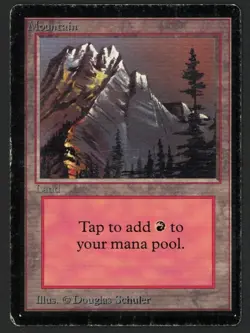 ***Beta Mountain Gray*** MTG Beta Magic Kid Icarus - Image 1
