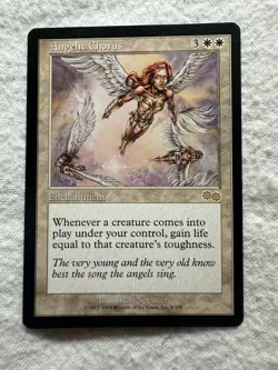 MTG - Angelic Chorus - Urza's Saga - NM - Free Shipping! - Image 1