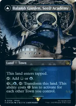 MTG Balamb Garden, SeeD Academy (Borderless) Foil NM FINAL FANTASY Magic 354 - Image 1