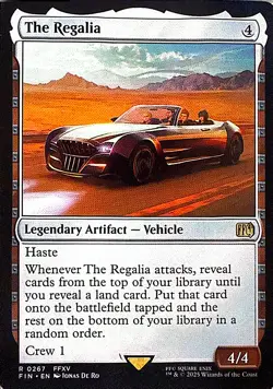 The Regalia Non- Foil R FINAL FANTASY 267 NM - Image 1