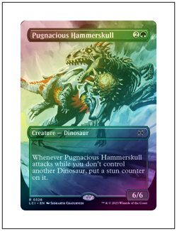 1x Pugnacious Hammerskull, Foil Borderless Art, Magic MTG NM - Image 1