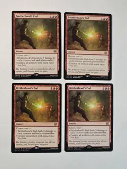 4x Brotherhood's End - The Brother's War - Near Mint - MTG - Image 1