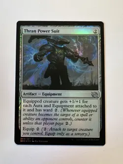 Thran Power Suit - FOIL - MTG The Brothers' War - NM - Image 1