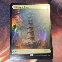 Command Tower X1 Mtg Avatar Promo Nm Textless Foil Full Art 0002 Turbo Tower - Image 1
