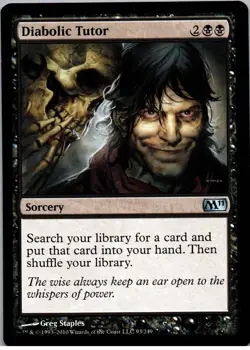 Diabolic Tutor - U - Magic 2011 (M11) - 93 - NM - Normal - Image 1
