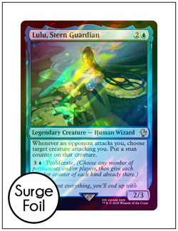 1x Lulu, Stern Guardian, Surge Foil, Final Fantasy, Magic MTG NM - Image 1