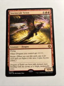 Stormscale Scion - Tarkir: Dragonstorm MTG Plus Bonus Card!!! - Image 1