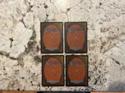 Red Elemental Blast x4 - Magic the Gathering Revised Red Elemental Blast Played - Image 2