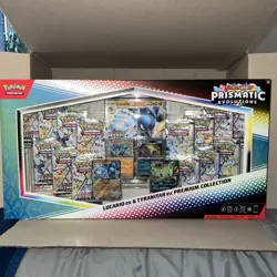 Pokemon TCG Prismatic Evolutions Mega Collection 14 BOOSTER PACKS 5 PROMO CARDS - Image 1