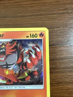 Incineroar Cracked Ice Holo Card 26/149 Sun & Moon Pokemon TCG 2017 - Image 3