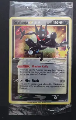 Pokemon Greninja Star SWSH 144 Celebrations Promo Lot of 3 - Image 4