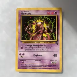 Pokemon Mewtwo 14/53 WoTC Promo 1999 Regular Black Star - Image 1