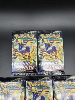 Crown Zenith Booster Pack CRZ Sword & Shield Pokemon Card TCG Sealed (Lot of 5) - Image 2