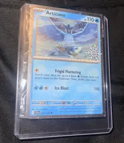 Articuno (32/159) Holiday 2025 Snowflake Stamp Promo - Pokemon TCG: - Image 1