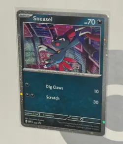 Sneasel - MEP 020 - SWIRL - Black Star Promo - Phantasmal Flames - Pokemon TCG - Image 1