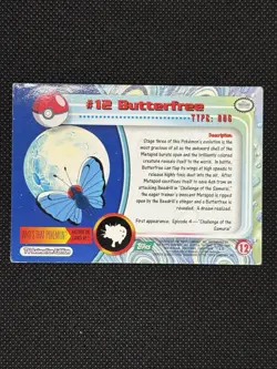 Pokemon Topps Series Green Label #12 BUTTERFREE - Image 2