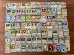 1999 Pokemon Base Complete Non Holo Set 17-102 NM+ / MINT - Image 1