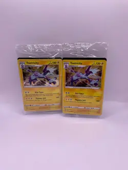 Pokemon TOXTRICITY 063/189 KNOCKOUT COLLECTION PROMO COSMIC HOLO Sealed x2 - Image 1