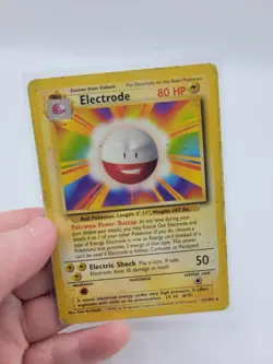 1999 Pokemon TCG Electrode Base Set 21/102 Regular Unlimited Rare HP - Image 1