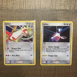 Pokemon Card | Latios 2/10 & Latias 4/10 EX Trainer Kit Holo 2004 - Image 1