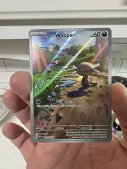 Paldean Wooper 102/094 Illustration Rare English Pokemon Card Phantasmal Flames - Image 2