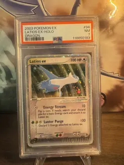 Pokemon EX Dragon Latios EX Card 94/97 Psa 7 - Image 1