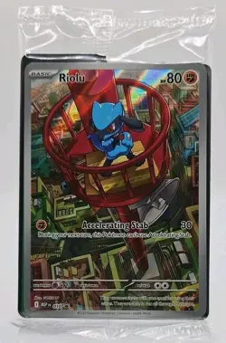Riolu #10 - Pokemon TCG ME: Mega Evolution Black Star Promo (MEP) Factory SEALED - Image 1