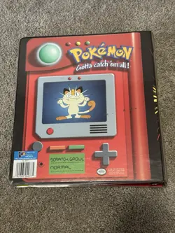 Pokemon Binder W/ Topps Pokemon 68 Cards Lot Including Holos/Rare Hits - Image 2